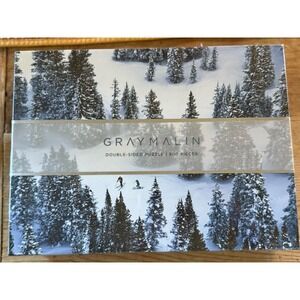 New Wrapped‎ Gray Malin Winter 500 Piece Double Sided Puzzle Ski Snow Mountain